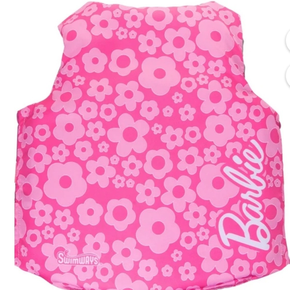 DISNEY Barbie Kids Swim Vest and Swim Trainer (Child 33-55 lbs) - Picture 6 of 10